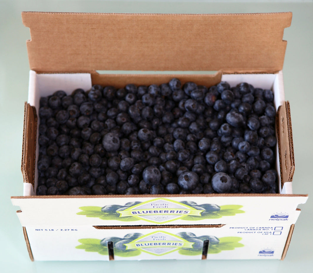 5 lb Stackable Box - Certified Organic Blueberries